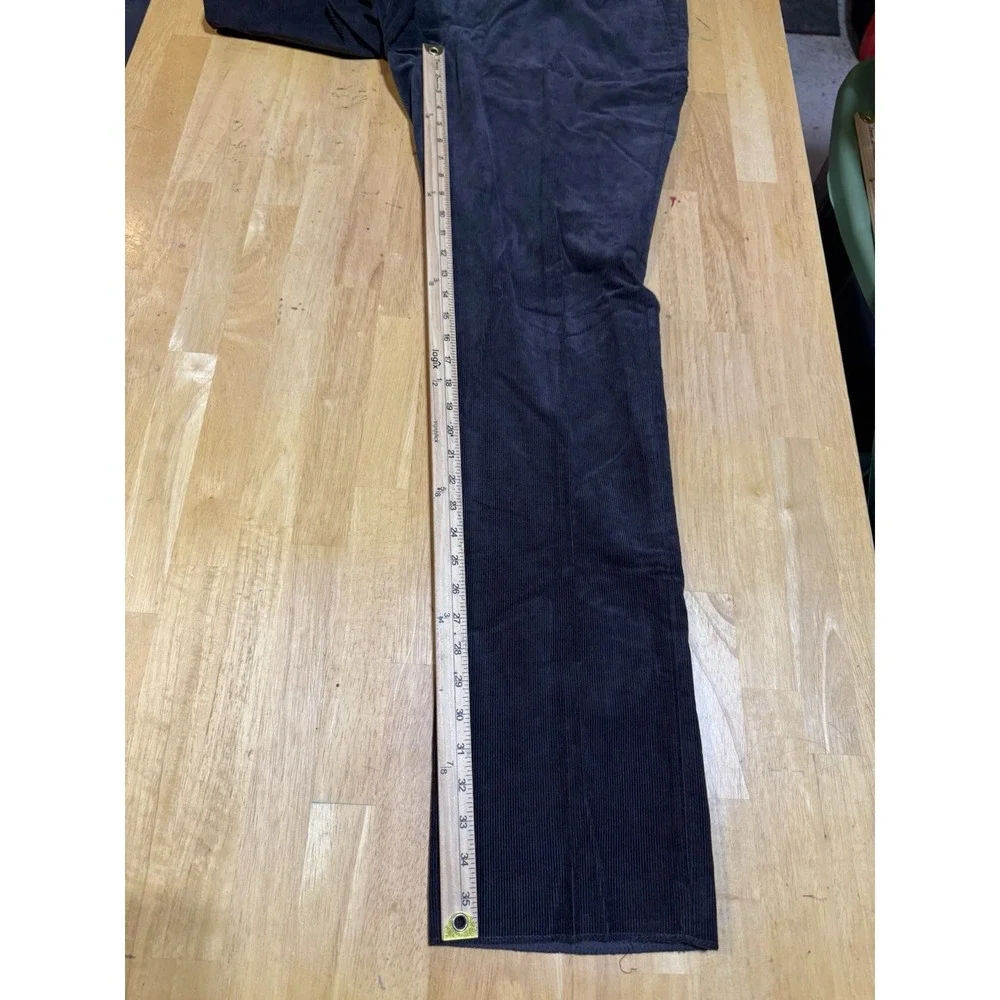 NWT Wallin & Bros Corduroy Pants Mens 40 Charcoal Gray Unhemmed Nordstrom